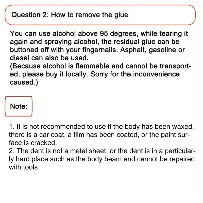 Kit de Reparo de Amassados Sem Danificar a Pintura – Paintless Dent Removal (PDR)