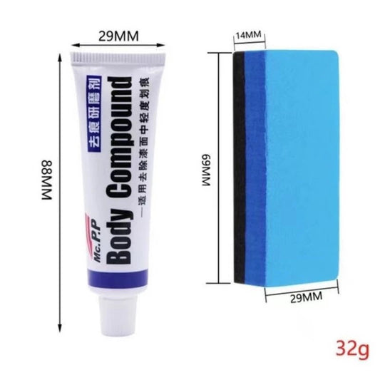 Kit Reparador de Riscos + Polidor de Pintura Automotiva (15 ml)