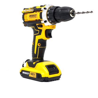 Furadeira/Parafusadeira Sem Fio 48V – 340W, 2 Baterias, Maleta Completa + Bits (1550 RPM)