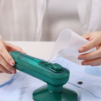 Mini Ferro a Vapor Portátil para Viagens – Remove Marcas de Mala e Amassados Leves (Compacto, 150°C, 60 ml)