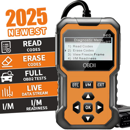 Scanner OBD2 Azul – Ferramenta de Diagnóstico Automotivo Universal (Todos os Protocolos desde 1996)