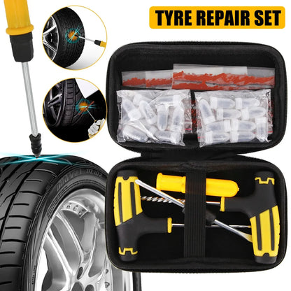 Kit de Reparo de Pneus Tubeless – (Completo com Estojo EVA)