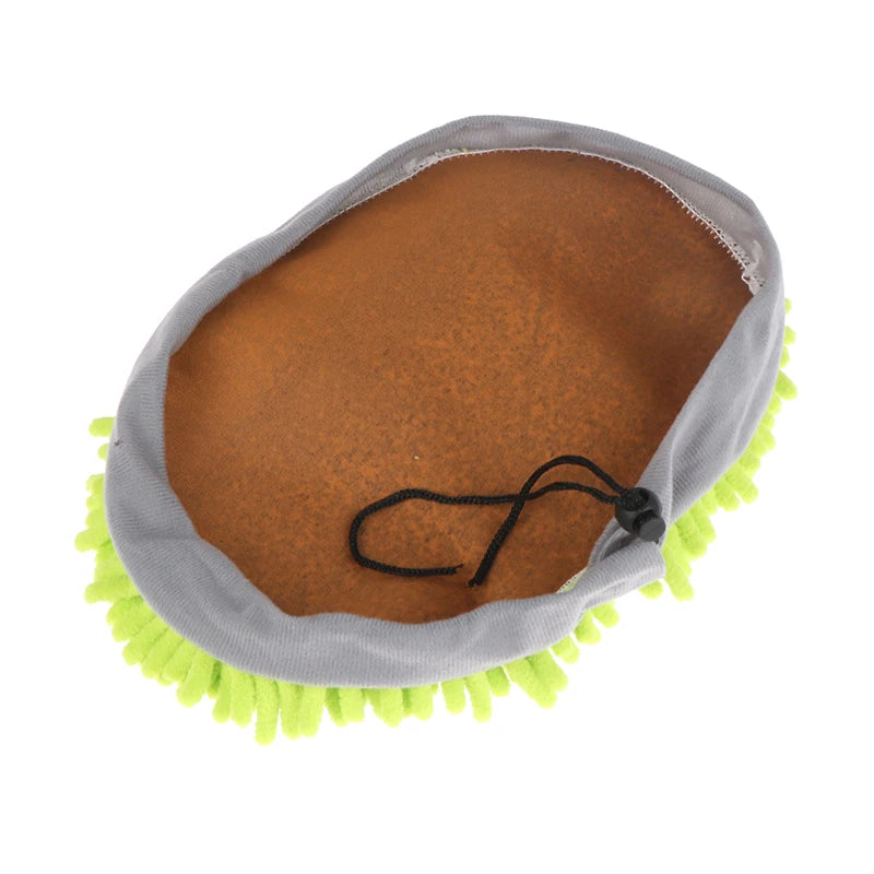 Escova Telescópica de Microfibra 2 em 1 – Lave o Carro em Minutos, Onde Estiver