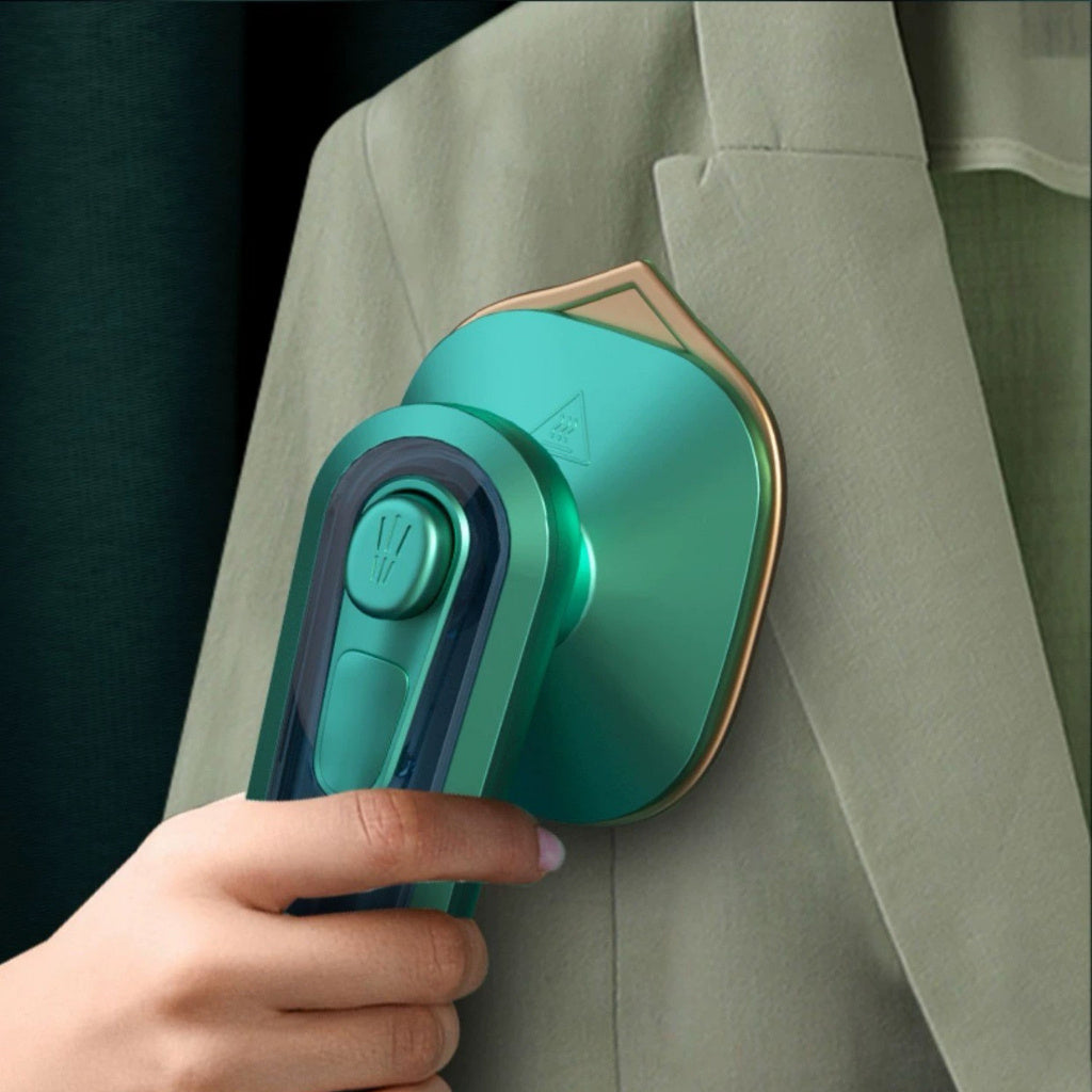 Mini Ferro a Vapor Portátil para Viagens – Remove Marcas de Mala e Amassados Leves (Compacto, 150°C, 60 ml)